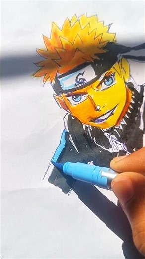 Draw Naruto in - 5 MINUTE 😱