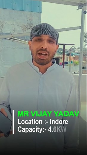 6.8K views | From sunshine to savings — Mr. Vijay Yadav is living the...