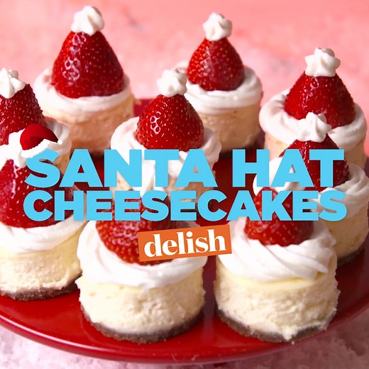 771K views · 3.1K reactions | These mini Santa cheesecake bites are the easiest way to show just how nice you are. | Delish | Facebook