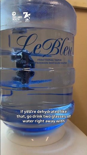 How to tell if you're extremely dehydrated