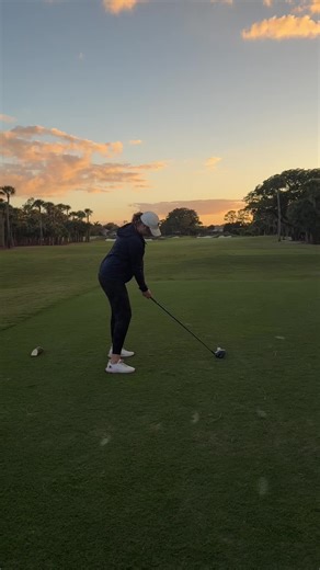 Sunset golf at the breakers!