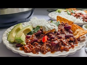 EASY Pressure Cooker Chili ANYONE Can Make!