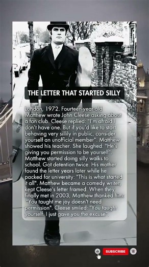 How a Letter From John Cleese Changed a 14-Year-Old's Life#story #storytime #shorts