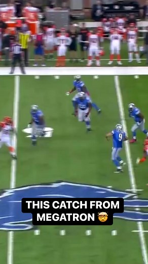 This catch from Megatron never gets old 🤯 🎥: @Lions | Woodward Sports