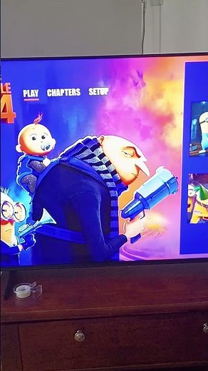 Despicable me 4 DVD menu #dvd #intothespiderverse #gru #minions #despicableme #despicableme4