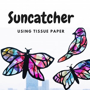 3K views · 467 reactions | How To Make Suncatcher Using Tissue Paper | DIY Suncatcher Decorating | Art and Craft Ideas | Facebook