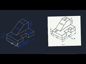 Autocad isometric drawing #14