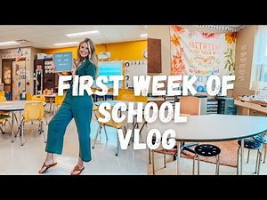 VLOG | first week of school, how I lesson plan + more!
