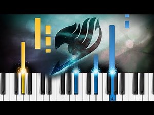 Fairy Tail - Main Theme (Slow Version) - EASY Piano Tutorial