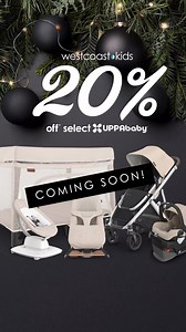 👀 The UPPAbaby event you’ve been waiting for… 💥 20% OFF select UPPAbaby gear — coming soon! ✨ Be first in the know at West Coast Kids. | West Coast Kids