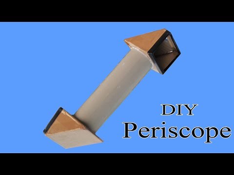 How to make simple periscope from cardboard and pvc pipe | DM