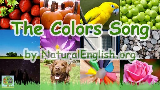 The colors song颜色歌幼儿儿童英语启蒙学习颜色