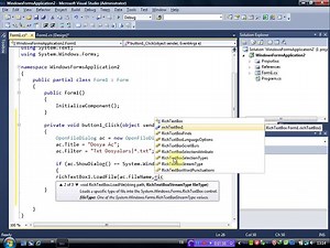 C# OpenFileDialog & SaveFileDialog