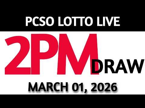Lotto Result Today 2pm Draw March 01, 2026 Swertres Ez2 PCSO LIVE