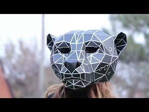 Cheetah Mask papercraft