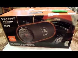 Часть 1 Автомобильный сабуфер JBL CS1214T обзор