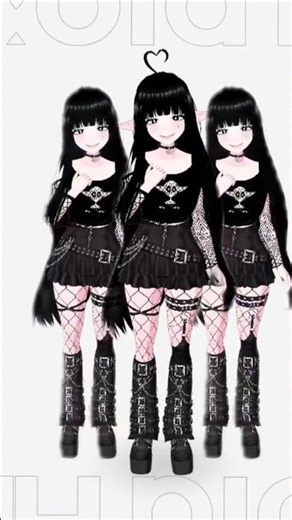 made a Vroid model #vroidmodel #vroid #digitalart ##illustration #artist #horrorart