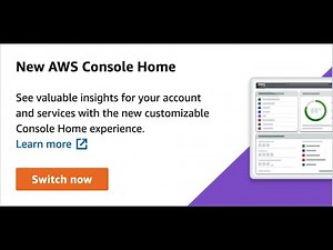 A New AWS Console Experience? IT'S ABOUT TIME!