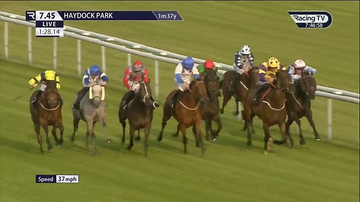 A first success in 2025 for Helm Rock! Team Kubler strike with Helm Rock in the £12,000 D.H.Welton 50th Anniversary Handicap. | Haydock Park
