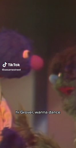 The dance floor needs you Grover. 🪩 #Grover #SesameStreet #Dance
