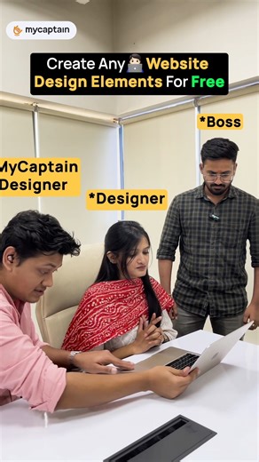 MyCaptain by Imarticus | 🤩Create any website design elements for free. 📌Save this video now & follow @mycaptainofficial for more informative content. Follow these... | Instagram