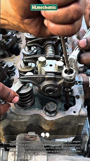 tappet adjustment #mechanic #repair #engine #adjustment #tappet