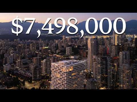Inside this Luxury Penthouse at Vancouver House | Rooftop & Panoramic English Bay Views