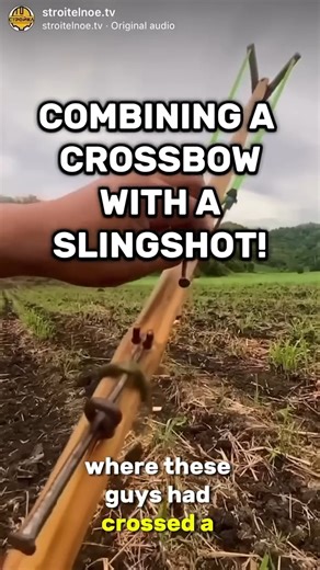 WE COMBINED A CROSSBOW WITH A SLINGSHOT | The King of Random
