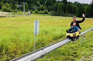 Riding the Pipe Mountain Coaster - The Great Canadian Bucket List