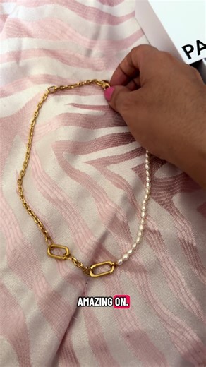 I bought the Slim Treated Freshwater Cultured Pearl Necklace from Pandora!!! Happy New Year to me! @Pandora #pandoraaustralia #pandoranecklace #pandoraunboxing #jewelrytiktok #jewelry