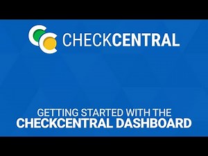 CheckCentral: Main Dashboard