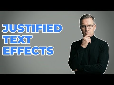 What Are The Theoretical Effects Of Justified Text?