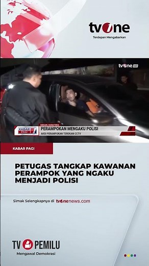 Kawanan Perampok Mengaku Anggota Polisi Ditangkap, Salah Satunya Kades | Kabar Pagi tvOne