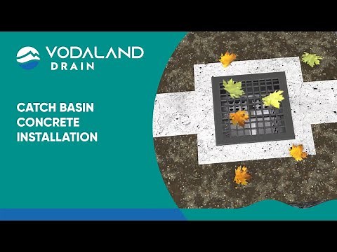 Vodaland - Catch Basin Concrete Installation