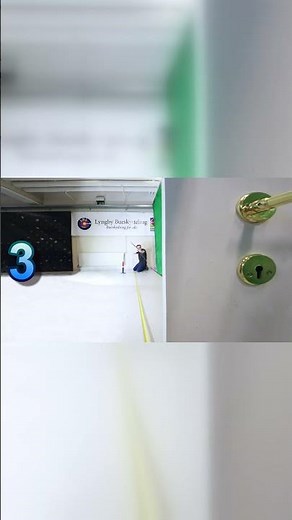 Archery #grandmaster Lars Andersen shoots 7 consecutive arrows through a 10mm keyhold #behind #also