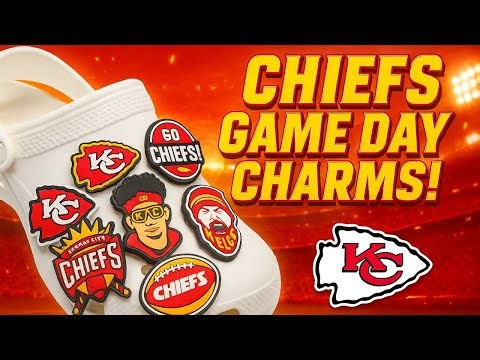 Chiefs Fans! Game Day Shoe Charms You’ll LOVE 🏈