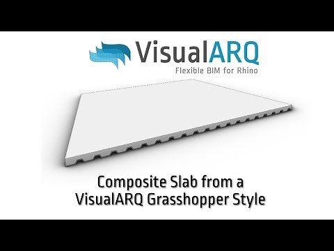 Composite Slab in Rhino from a VisualARQ Grasshopper Style
