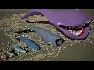 Legendary Sea Monsters Size Comparison | Bloop VS El Gran Maja