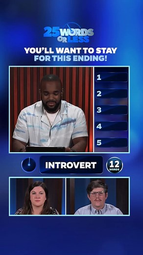 Exciting Plot Twists in 25 Words or Less Game Show