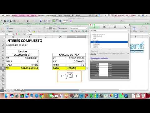 COMPOUND INTEREST Rate Calculation in Excel