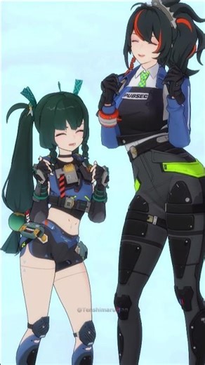 [MMD/Zenless Zone Zero] Zhu Yuan x Qingyi - Back it up