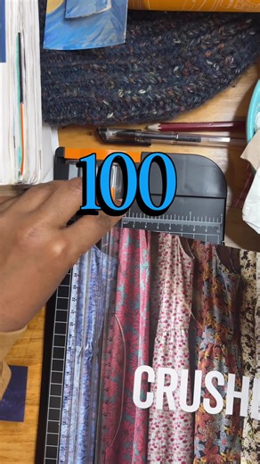 day 13/100 of doing something creative everyday for my 100 day project! This one was funnnn #100dayproject #paperbraiding #DIY #fyp