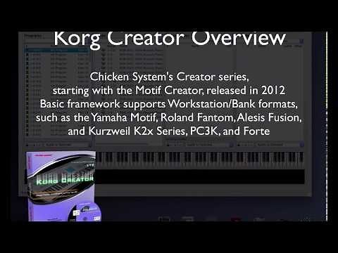 Chicken Systems Korg Creator Overview