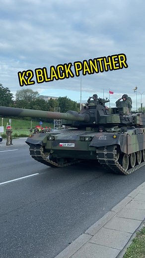 Polish K2 Military Tank Training for Parade
