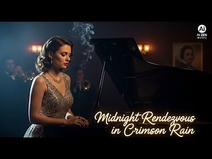 1970’s Vintage Jazz – Midnight Rendezvous in Crimson Rain