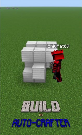 Build an Auto-Crafter! #minecraft #redstonetutorial #redstone