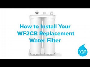 How to Install Your Frigidaire WF2CB Replacement Water Filter - Mist