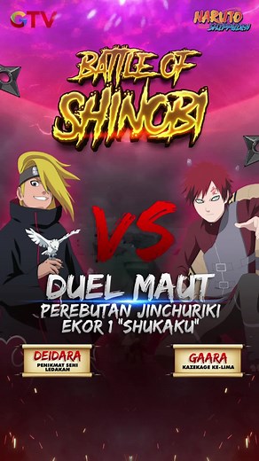 Pertarungan Udara Naruto di GTV Hari Ini Jam 5 Sore