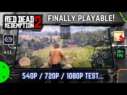 Red Dead Redemption 2 (RDR2) On Galaxy S23 Ultra | Snapdragon 8 Gen 2 - GameHub Best Settings!