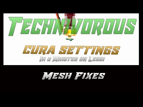 Cura Settings in 5 Minutes or Less! 11.0 - Mesh Fixes